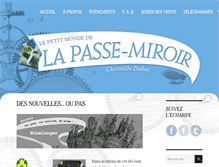 Tablet Screenshot of passe-miroir.com